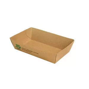 Bowl Papstar 87243 Disposable Dish Rectangular Cardboard