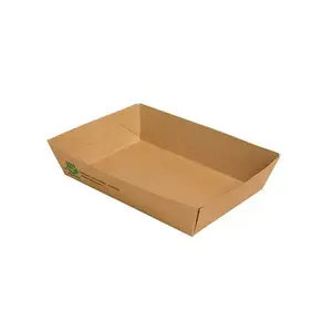 Bowl Papstar 87246 Disposable Dish Rectangular Cardboard