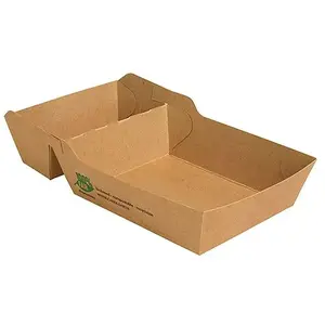 Disposable Food Tray Papstar 87257