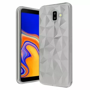 Phone case GreenGo for Samsung J6 Plus 2018, geometric design, gray