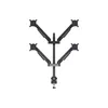 Multibrackets M VESA Gas Lift Arm Quad Black Photo 2
