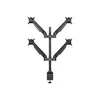 Multibrackets M VESA Gas Lift Arm Quad Black Photo 4