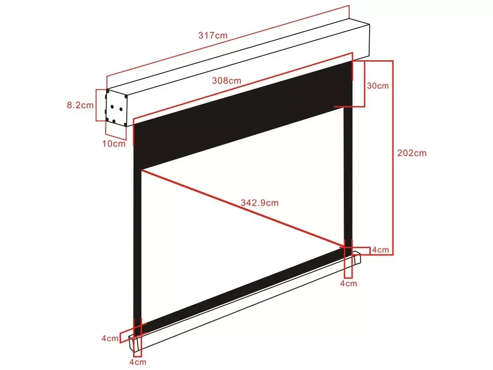 MULTIBRACKETS M motorized screen 16:9 135" Photo 3