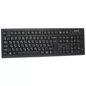 Wired USB Full-size Keyboard A4Tech KR-85 — QWERTY US English, Black, Numeric Keypad