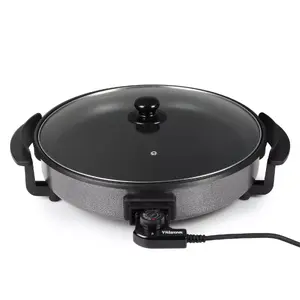 Grill Pan Tristar PZ-2964 Multifunctional Round Black 40 cm