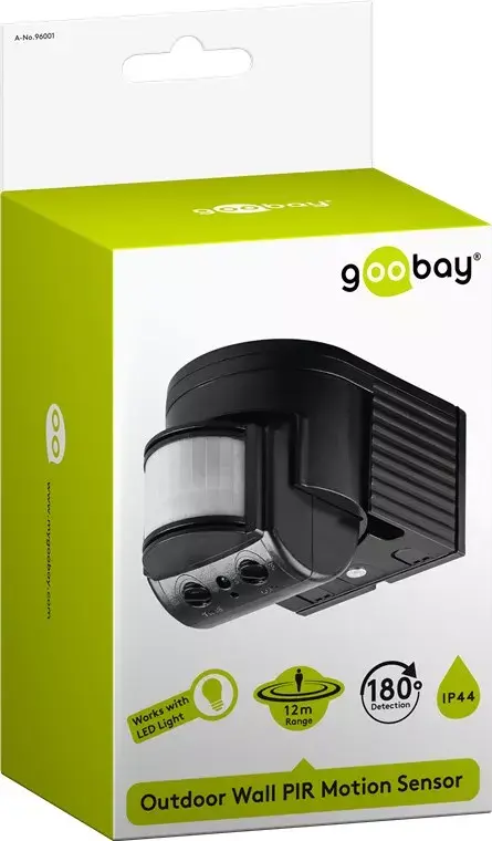 Sienas montāžas sensors Goobay Black 96001 Photo 2