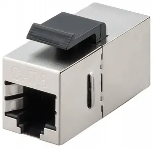 Модуль Keystone Microconnect KEYSTONE-11 CAT6 STP Плоский Черный Серебристый 2x RJ-45 Разъем