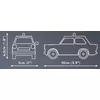 Building blocks COBI Trabant 601 Polizei Photo 6