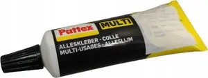 Līme Pattex Alleskleber Multi Tube 50 g – universāla Pattex PAKM2 līme, tūbiņa 50 g