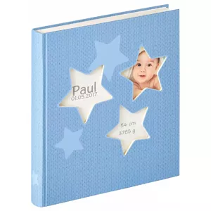 Photo Album Walther Design UK-133-L Blue 50 sheets 280x310 mm