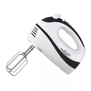 Hand mixer Adler AD 4205 — 300 W, White/Black, beat and mix functions