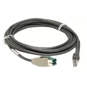USB cable for Zebra barcode reader CBA-U35-S15ZBR, 4.57 m, black, straight connector