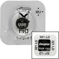 Button/coin battery Energizer 321 Silver‑Oxide 1.55 V, 6.8×1.6 mm, single‑use (1 pc)