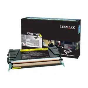 Тонер-картридж Lexmark X748H3YG жёлтый оригинальный 10 000 страниц, 1 шт.