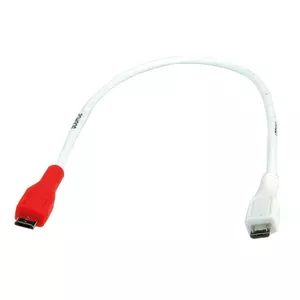 Value 11.99.8307 USB kabelis 0,3 m USB 2.0 Micro-USB B Balts