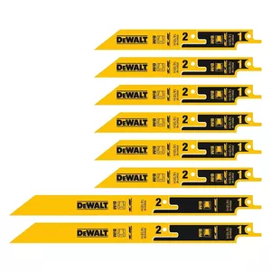 DeWalt DT2446-QZ Sabre Saw Blade Set, 8 Pieces