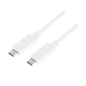 USB Cable LogiLink CU0130 USB 3.2 Gen 2 0.5m White