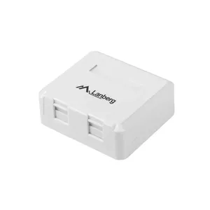 Network junction box Lanberg OK1-0002-W Cat6 White 10/100/1000Base-T