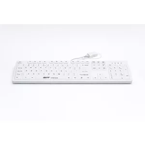 GETT CleanType Easy Protect keyboard USB QWERTY US International White