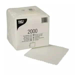 Paper napkins Papstar 12256 White 2000 pcs