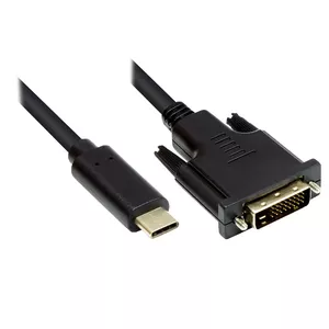 Video cable adapter Alcasa GC-M0110 USB Type-C to DVI-D 2m