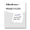 Qoltec 51067 Privacy Filter for 13.3-inch Laptops Photo 2