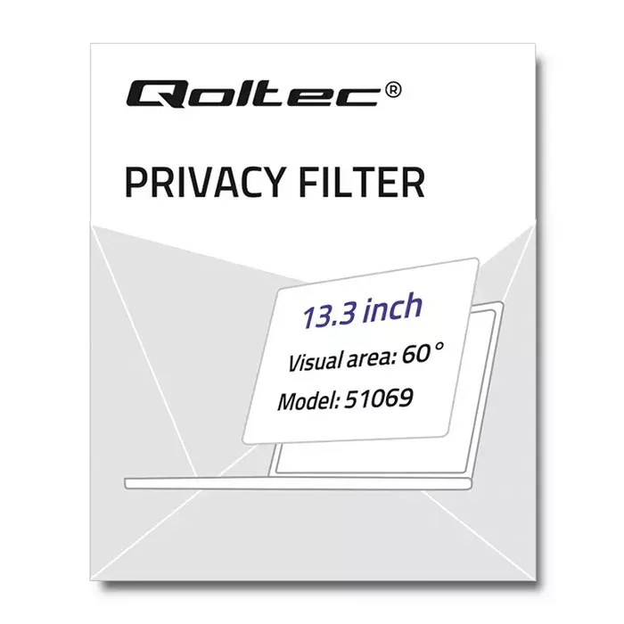Privacy Filter Qoltec 51069 Photo 2