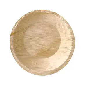 Bowl Papstar 87194 Disposable Dish Round Palm Leaf 15 cm