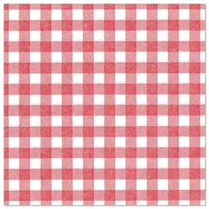 Paper Napkins Papstar 87103 Red White 50 pcs