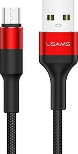 Кабель USB usams U5 micro USB 2A 1,2 м оплётка красный