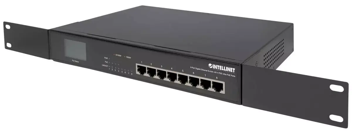 INTELLINET 8‑portu Gigabit slēdzis ar 4 Ultra PoE Photo 5