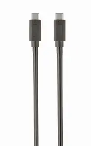 Gembird CCP-USB3.1-CMCM-1M USB cable USB 3.2 Gen 1 USB Type-C to USB Type-C 1m Black