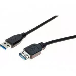 USB Cable Hypertec 532469-HY USB 3.2 Gen 1 1.8m Black