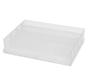 Multi-Purpose tray raaco 136433, transparent, 220×160×47 mm