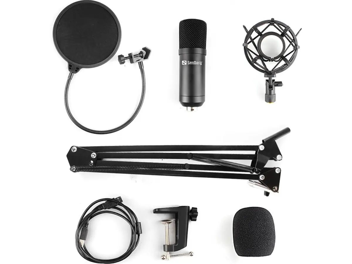 Mikrofons Sandberg Streamer USB Microphone Kit Photo 2