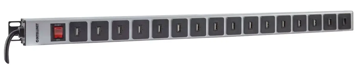 Устройство распределения питания Intellinet вертикальное 16-портовое USB-A Photo 2