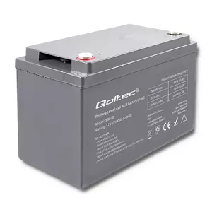 Sealed AGM battery QOLTEC 53038 12V 100Ah (max 1200A) for UPS and backup power