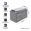 AGM battery QOLTEC 53038 12V 100Ah Photo 3