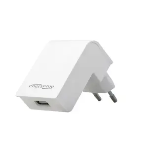 Зарядное устройство для мобильных устройств ENERGENIE EG-UC2A-02-W, для дома, сеть AC, 5 В 2,1 А, USB-A, белое