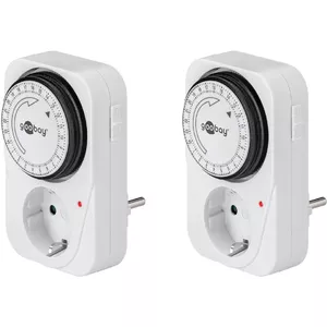 Analogue Timer Goobay Set of 2