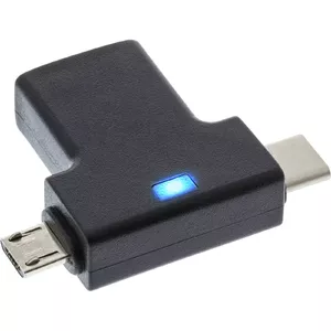 OTG T-Adapter InLine 35804 USB 3.1/2.0 USB-C Micro-USB на A female