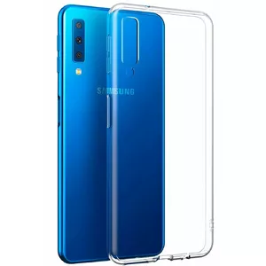 Силиконовый чехол Evelatus для Samsung A7 2018 — прозрачный защитный корпус