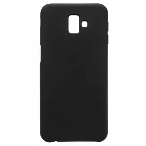 Silikona maciņš Evelatus priekš Samsung Galaxy J6 Plus — melns, plāns aizsargapvalks