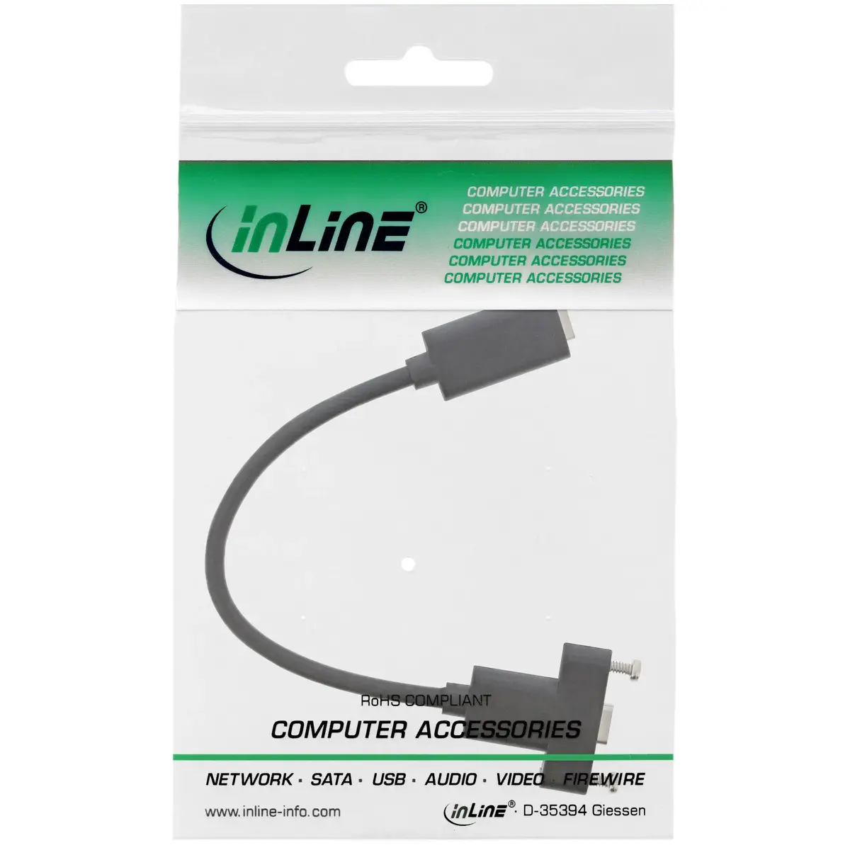InLine USB 3.2 Gen 2 USB-C Female/Female Cable 33441H Photo 2