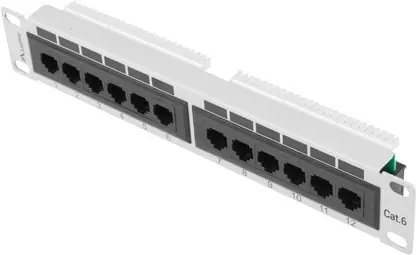 Patch panel LANBERG PPU6-9012-S 12‑port Cat6 Photo 4