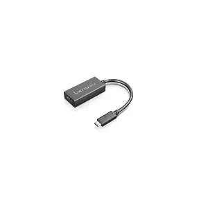 Lenovo 4X90R61022 video kabeļu aksesuārs 0,24 m USB Veids-C HDMI Type A (Standard) Melns