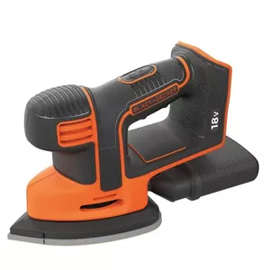 Детальная шлифмашина Black & Decker BDCDS18N, аккумуляторная 18V Li‑Ion 1.5Ah, 12 000 об/мин, чёрно‑оранжевая