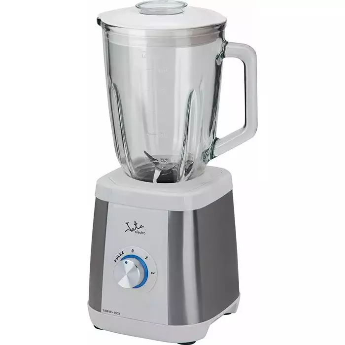 Glass blender, stainless steel body. 1.5 liter glass jug. 1300W. TH