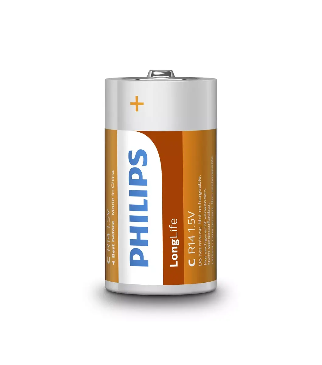 Philips R14L2B/10 Vienreizējās lietošanas cinka-oglekļa baterija
