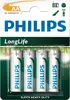 Single-use battery Philips LongLife Battery R6L4B/10 Photo 2